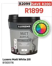 Luxens - Matt White 20l
