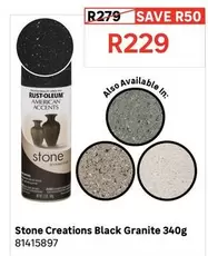 Stone Creations Black Granite 340g 