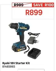 Ryobi - 18V Starter Kit 