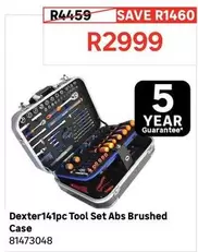Dexter - 141pc Tool Set Abs Brushed Case