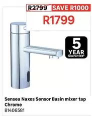 Sensea - Naxos Sensor Basin Mixer Tap Chrome