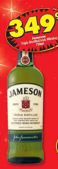 Jameson - Triple Distilled Irish Whiskey