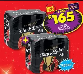 Carling - Black Label Beer Cans