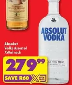 Absolut - Vodka Assorted