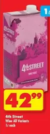 4th Street - Wine All Variants