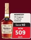 Hennessy - VS Cognac 1 x 750 ml (1316523)