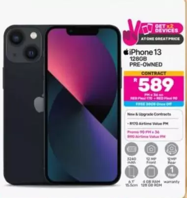Apple - iPhone 13 128GB PRE-OWNED