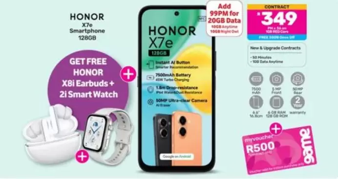 Honor - X7e Smartphone