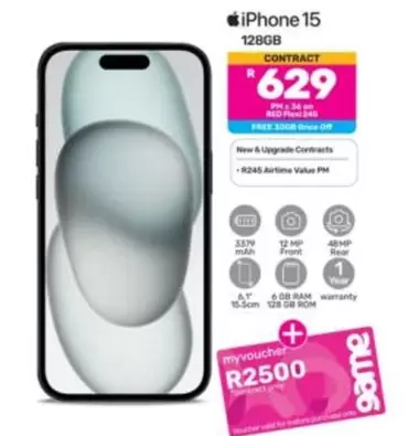 Apple - iPhone 15 128GB