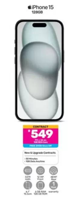 Apple - iPhone 15 128GB