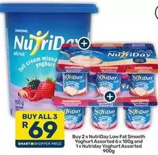 NutriDay -  Low Fat Smooth Yoghurt Assorted