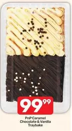 Caramel Chocolate and Vanilla Traybake