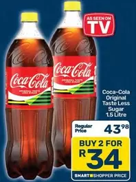 Coca cola - Original Taste Less Sugar