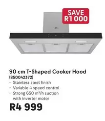 AEG - 90 cm T-Shaped Cooker Hood (850042372)