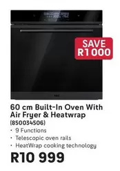 AEG - 60 cm Built-In Oven With Air Fryer & Heatwrap (850034506)