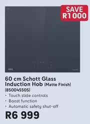 AEG - 60 cm Schott Glass Induction Hob (Matte Finish) (850045505)
