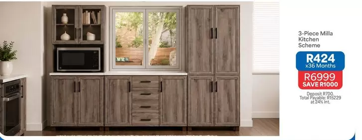 Total - 3-Piece Mills Kitchen
