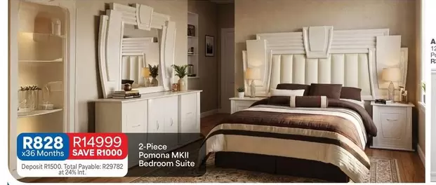 Total - 2-Piece Pomona MKII Bedroom Suite