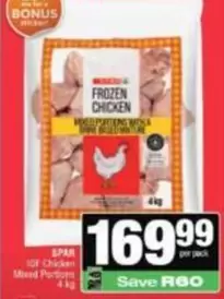 Spar - FROZEN CHICKEN MIXED PORTIONS