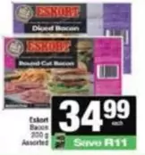 Eskort - Diced Bacon, Round Cut Bacon
