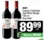 KWV - Classic Collection Red Wine Range