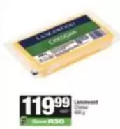Lancewood - Cheddar Cheese