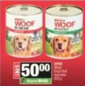 WOOF Wet Dog Food