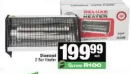 Deluxe - 2 Bar Heater