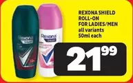 Rexona - SHIELD ROLL-ON