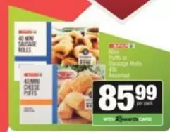 Spar - Mini Puffs or Sausage Rolls