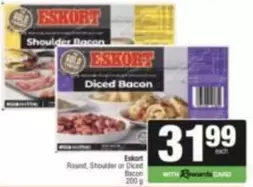 Eskort - Shoulder Bacon or Diced Bacon