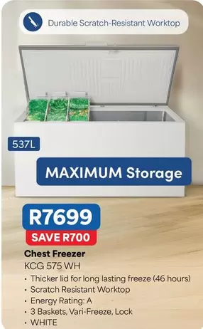 Chest Freezer KCG 575 WH