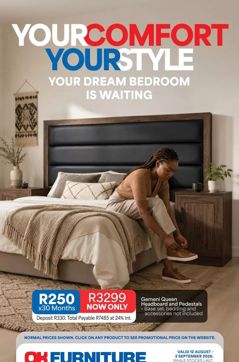 Total - Headboard and Pedestals