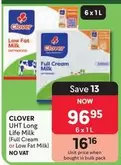 Clover - UHT Long Life Milk