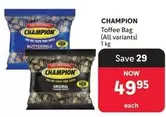 champion - Toffee Bag