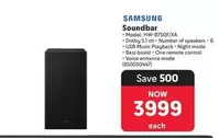 Samsung - Soundbar HW-B750F/XA