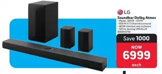 LG - Soundbar Dolby Atmos - Model: S65TR - S75TR