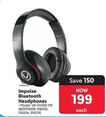 Impulse Bluetooth Headphones (VB-VH100-PB, 850019228; 516202; 316204; 316219)