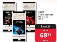 Lindt - Slab Chocolate