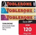 Toblerone - Chocolate Slab