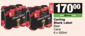 Carling - Black Label Beer Cans