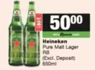Heineken - Pure Malt Lager RB
