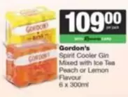 Gordon's - Spirit Cooler Gin Mixed with Ice Tea