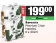 Savanna - Premium Cider Handies