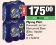 Flying Fish - Pressed Lemon Flavoured Beer Cans