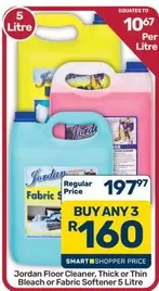 Jordan - Floor Cleaner, Thick or Bleach or Fabric Softener