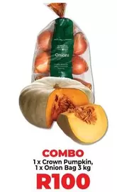 Crown - Pumpkin, Onion Bag