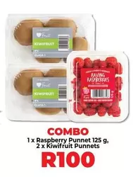 Raspberry Punnet & Kiwifruit Punnets