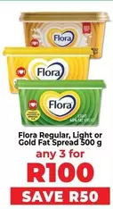 Flora - Regular, Light or Gold Fat Spread