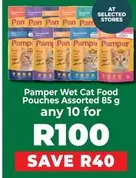 Pamper - Wet Cat Food Pouches